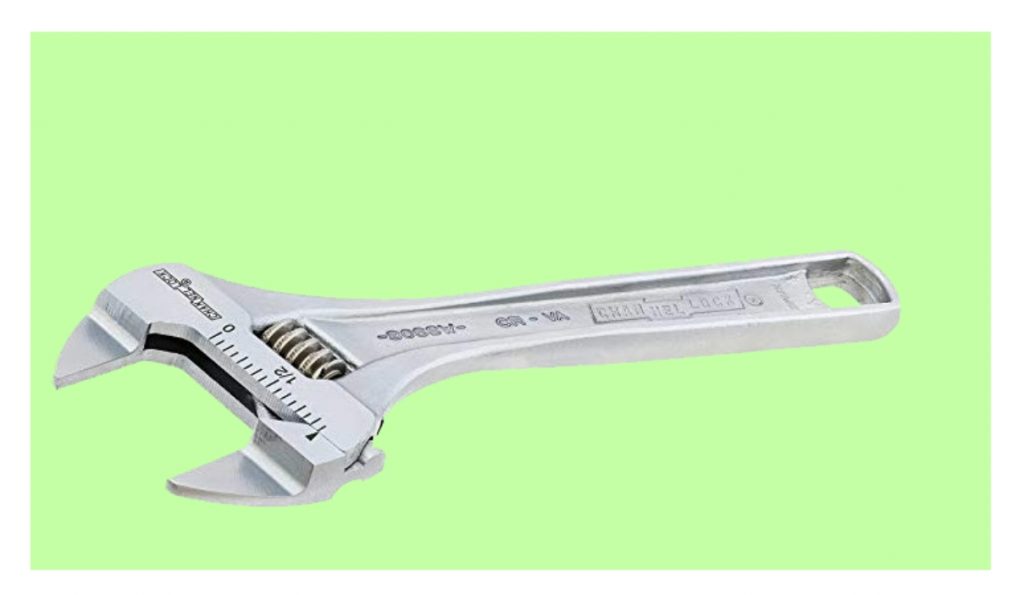 Adjustable wrench from www.ladiestoolkit.com