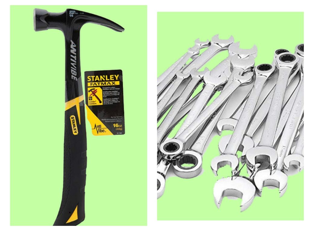hammer and ratcheting wrenches from www.ladiestoolkit.com